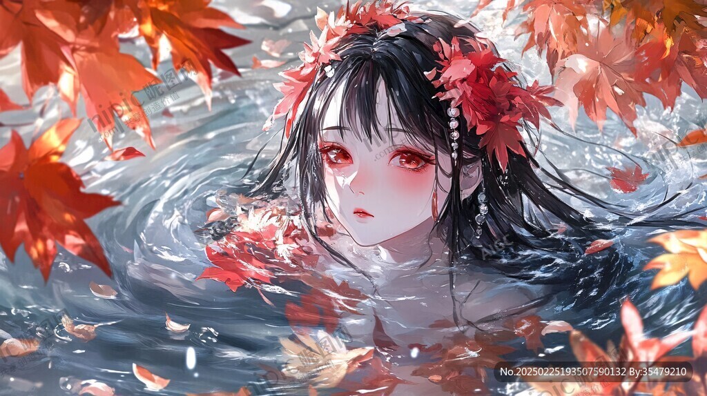 秋日幻影 水中女神