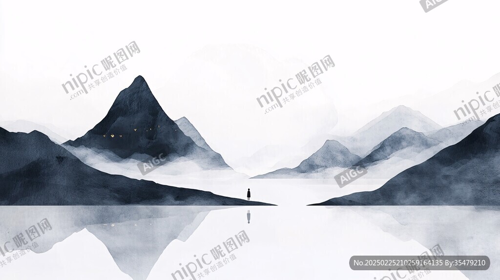霧里看山圖