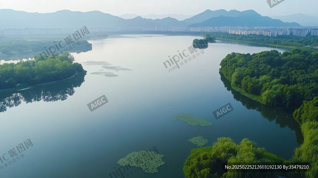 碧波蕩漾 綠意濃濃 城市背后是山的故事