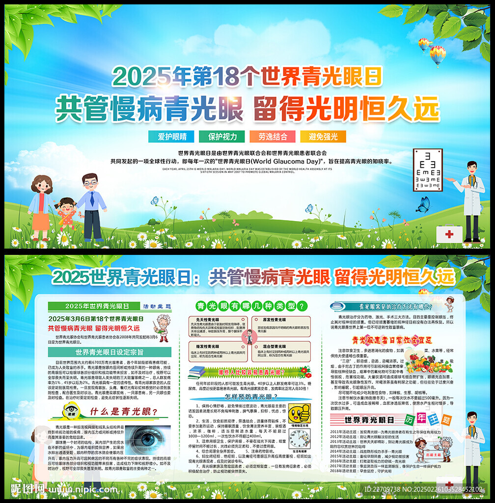 2025年世界青光眼日展板