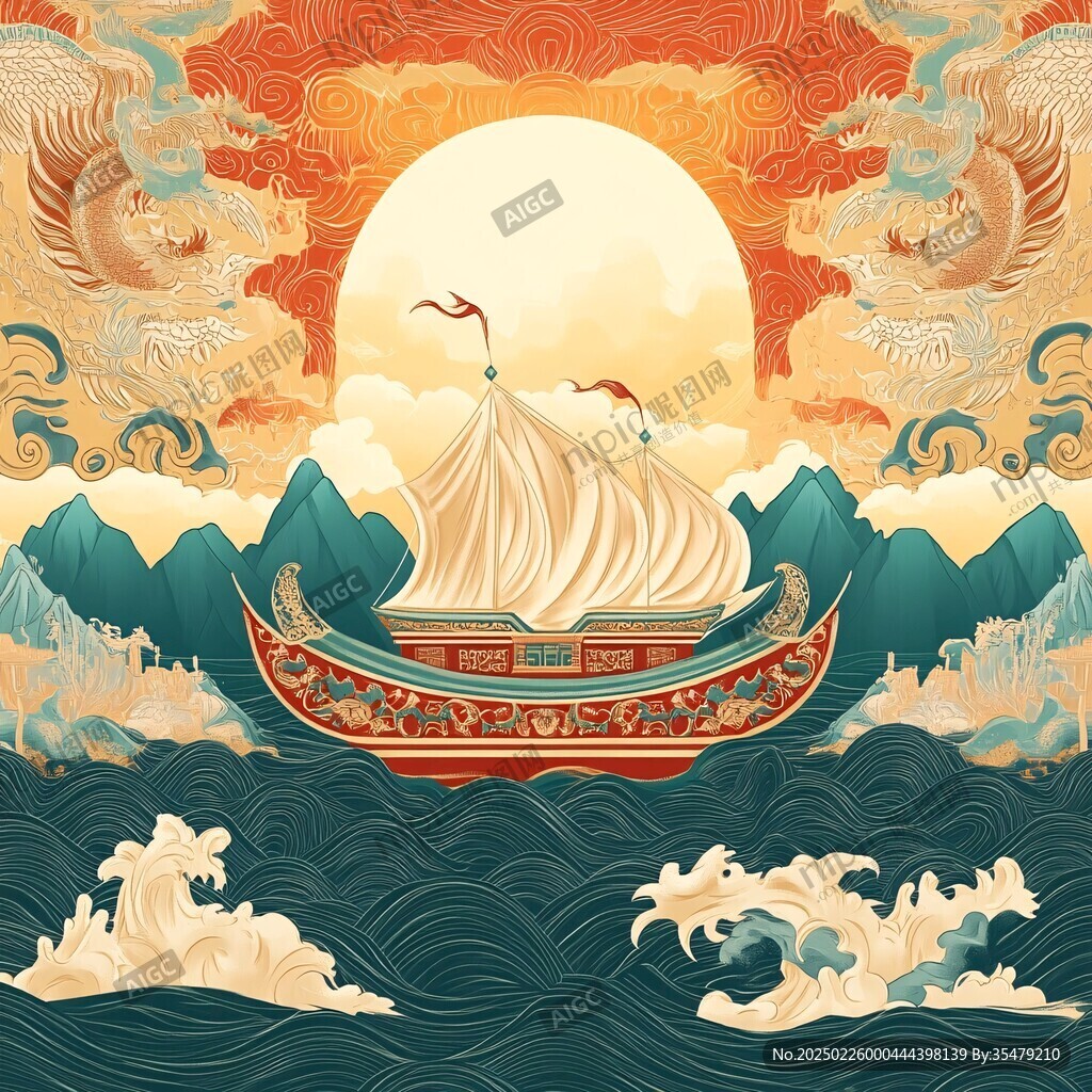 云霧繚繞的山海之旅
