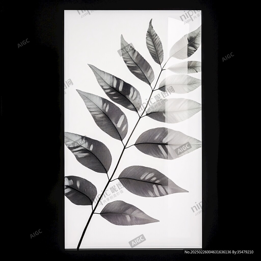 單色植物藝術(shù)