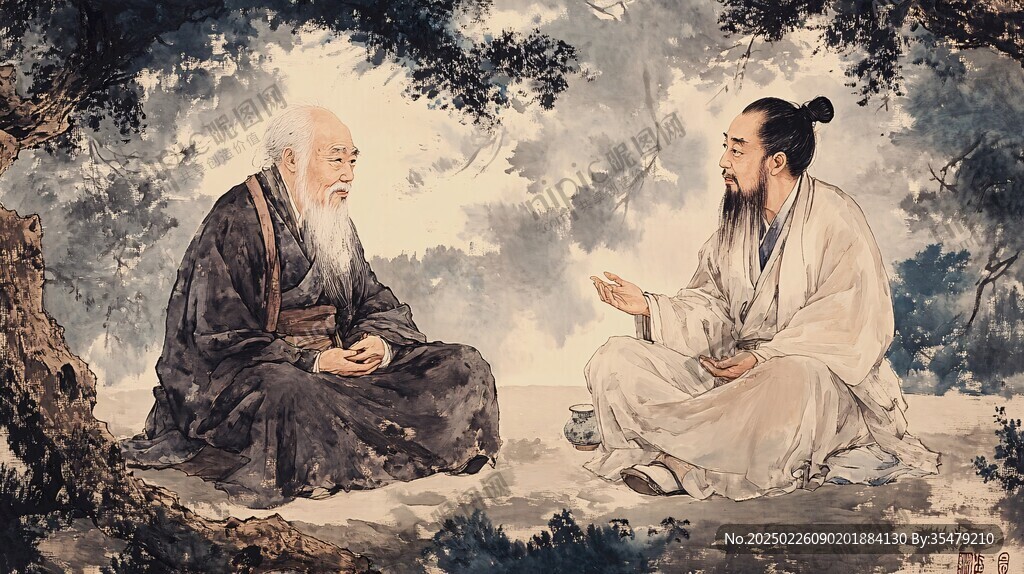 與弟子談道