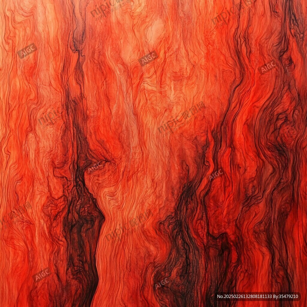 火紅木紋