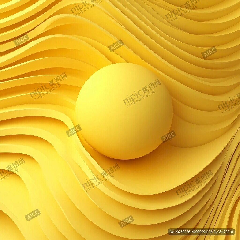 抽象的黃色幾何構(gòu)圖