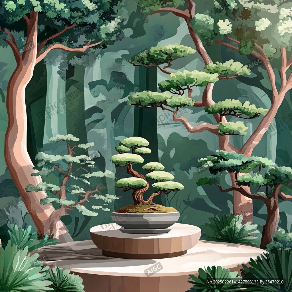 森林中的盆景藝術(shù)