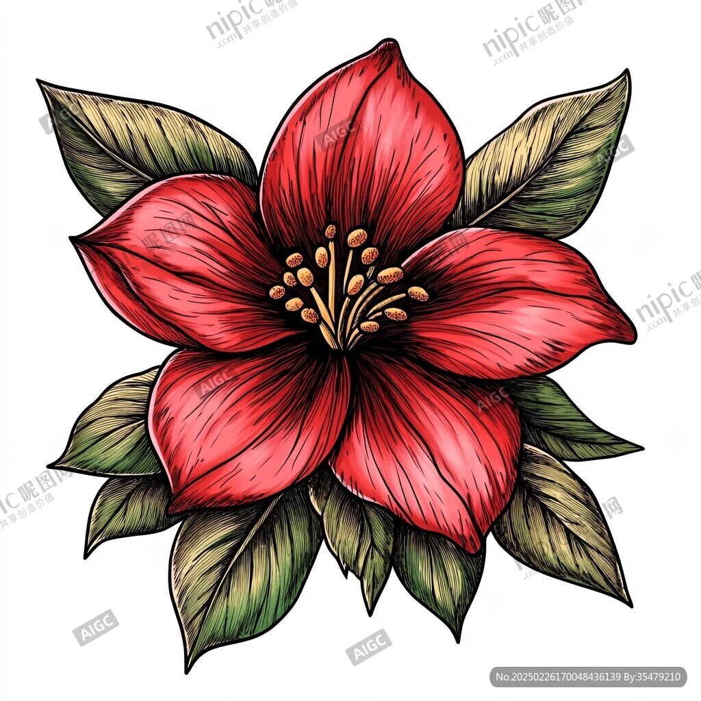 紅花綠葉