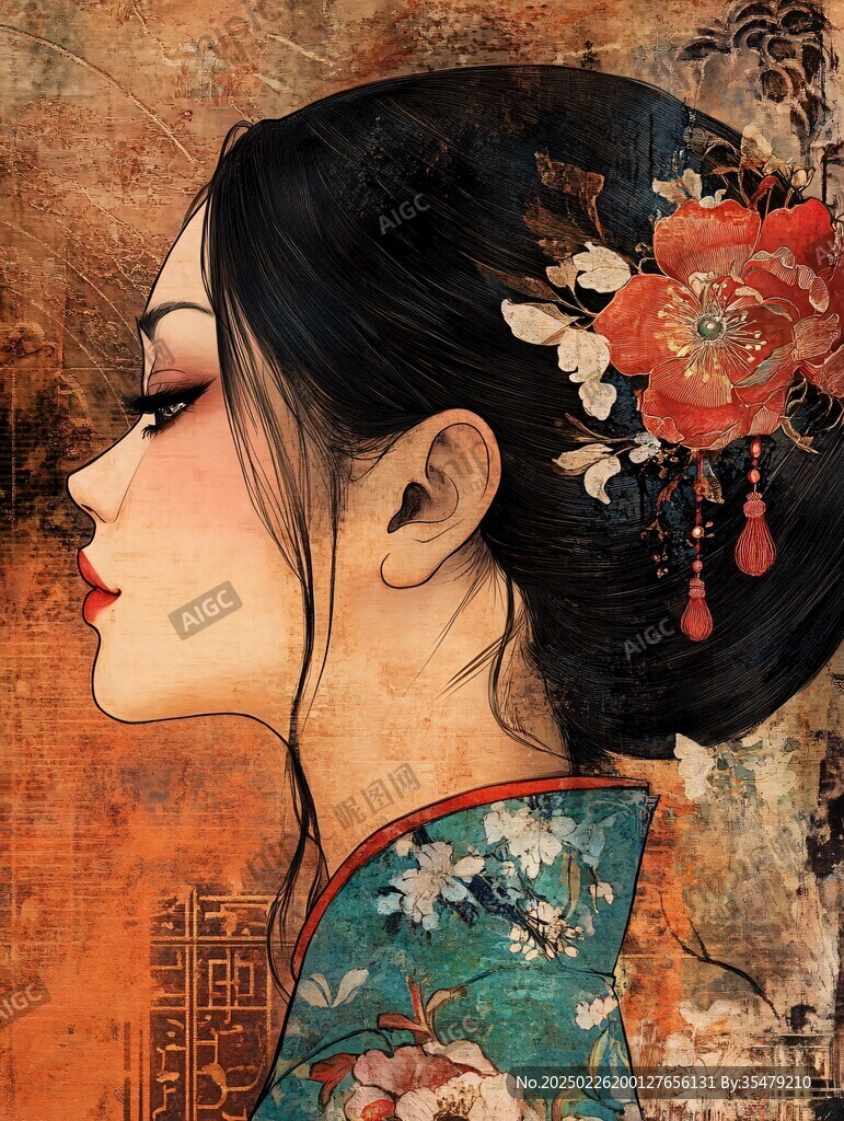 古典美人畫像