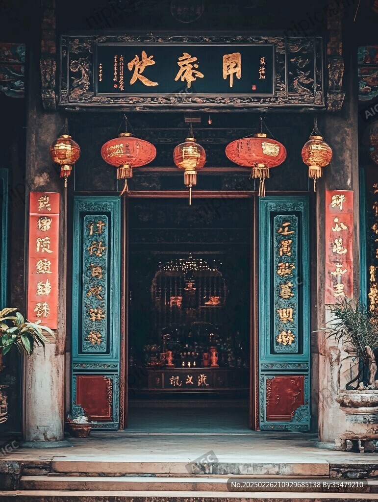 古寺廟的入口