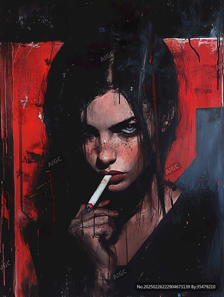 吸煙的女神