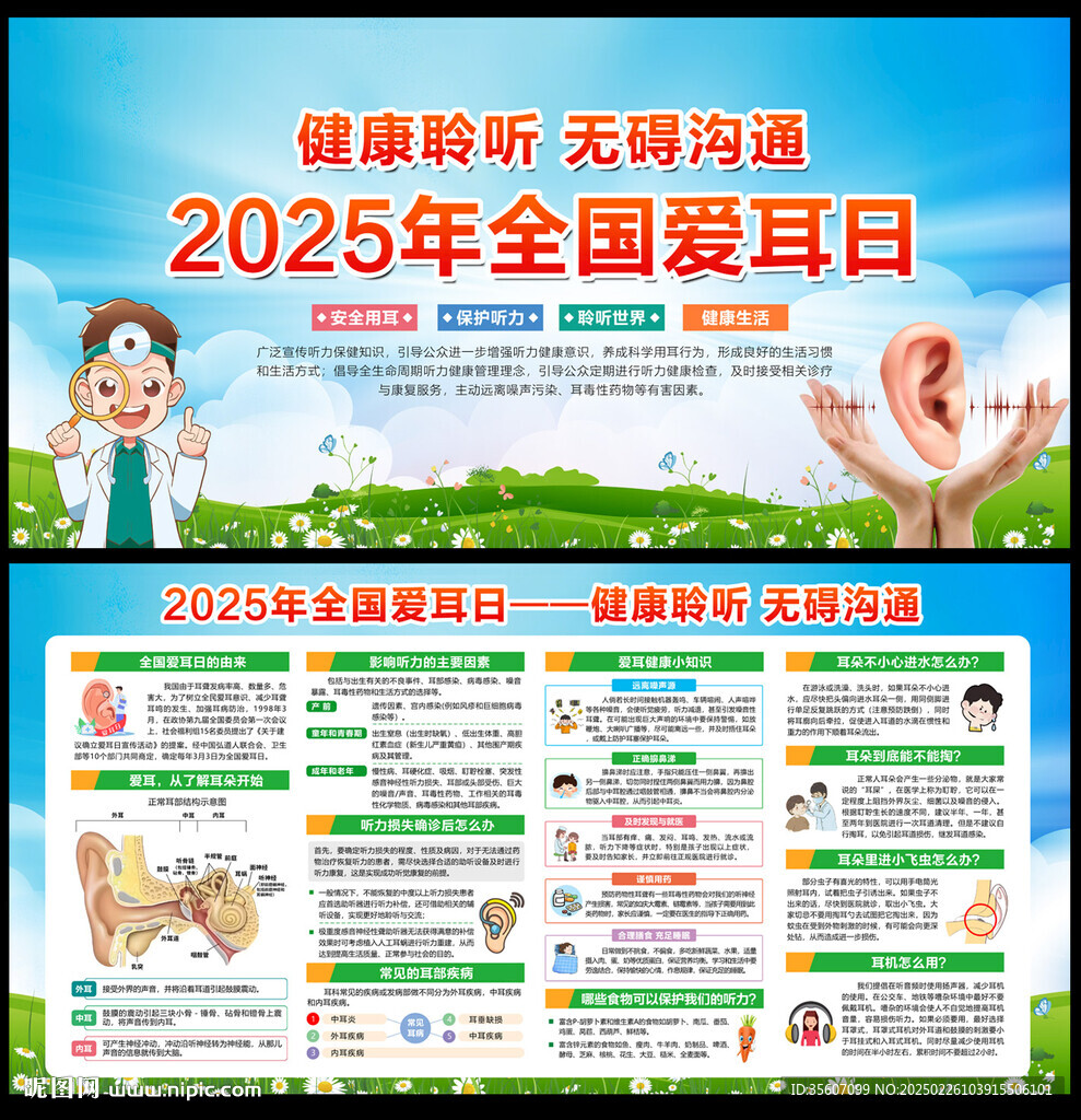 2025全國愛耳日宣傳欄