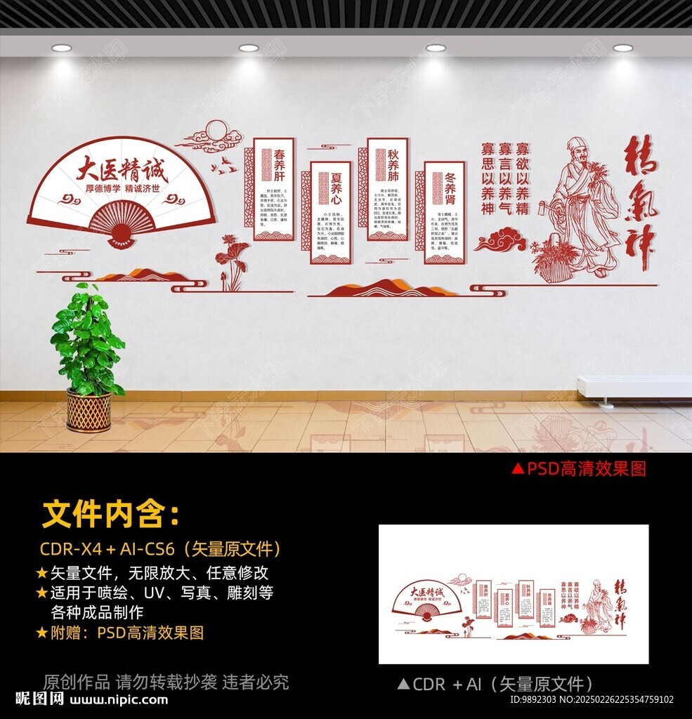 中醫文化墻