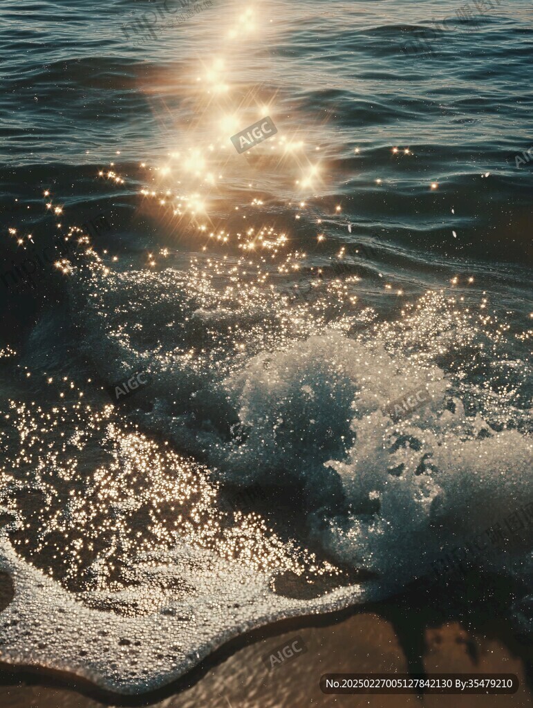 海浪的金色閃光