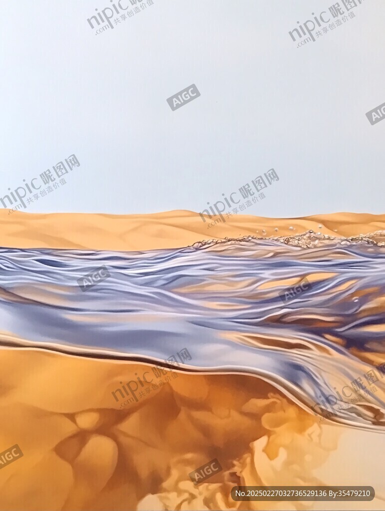 抽象水景畫