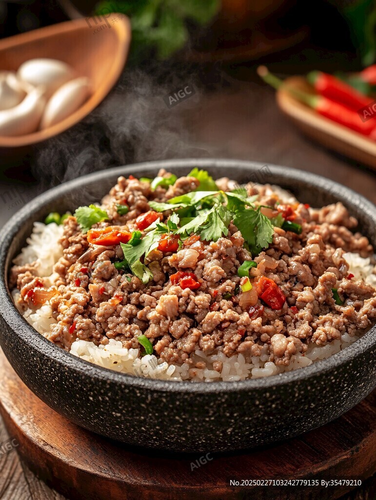 香辣肉醬米飯