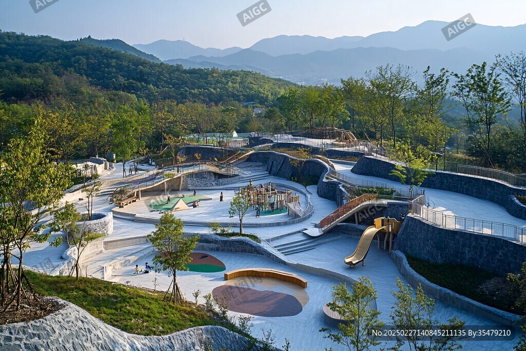 山地公園的操場