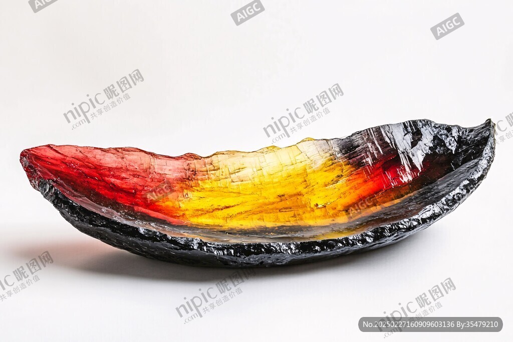 多彩玻璃藝術(shù)品