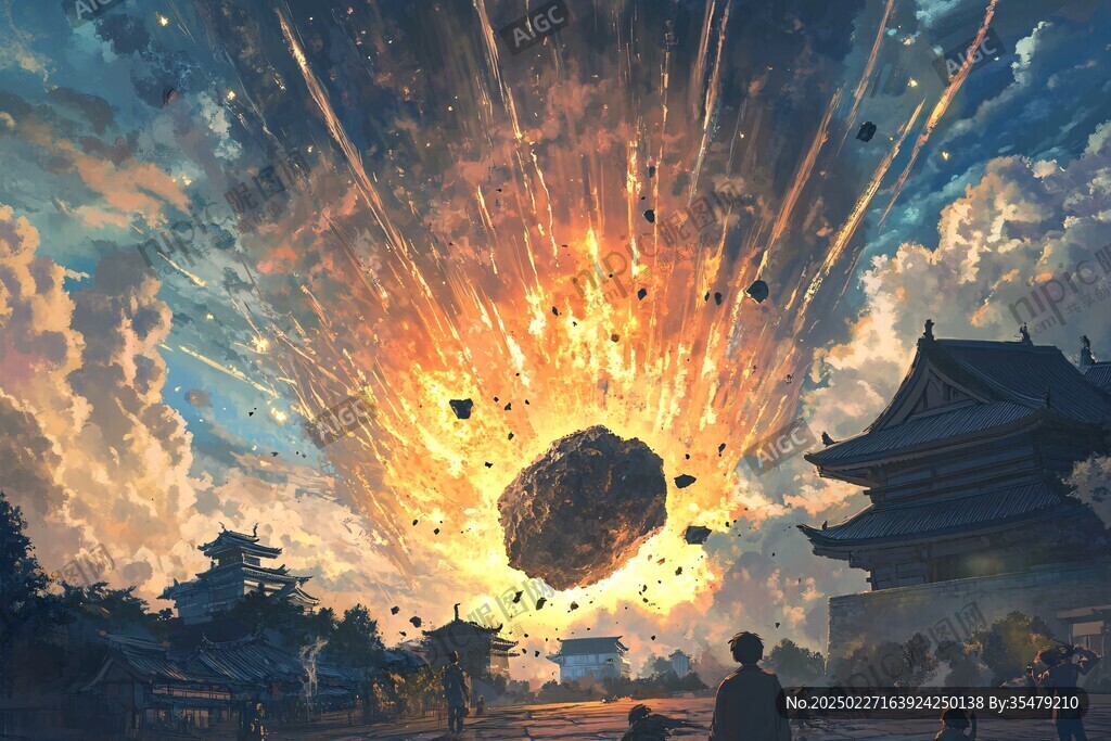 巨大爆炸吞噬城市