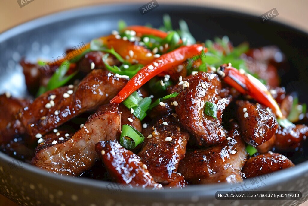 美味豬肉炒菜