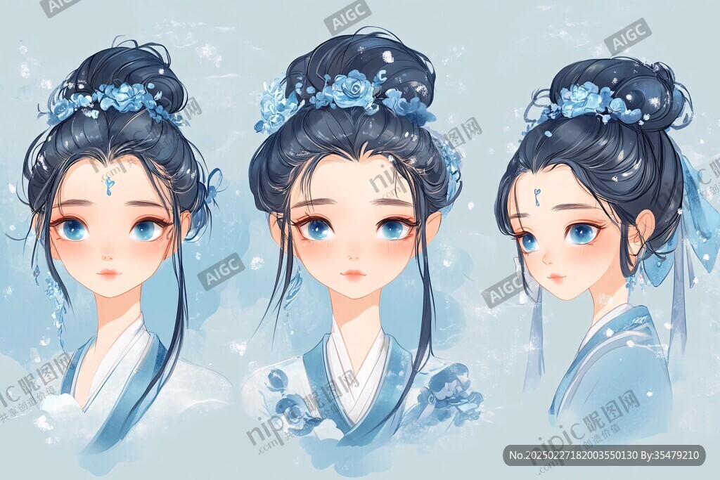 古風(fēng)動(dòng)漫女孩形象