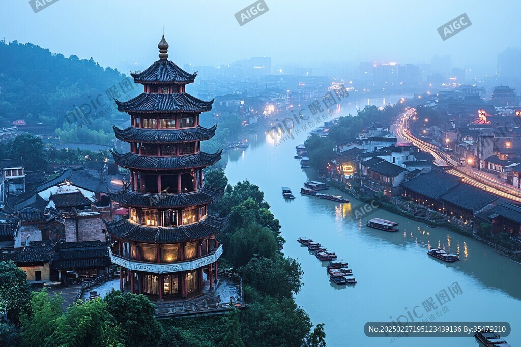 翠波綠岸 古城風韻