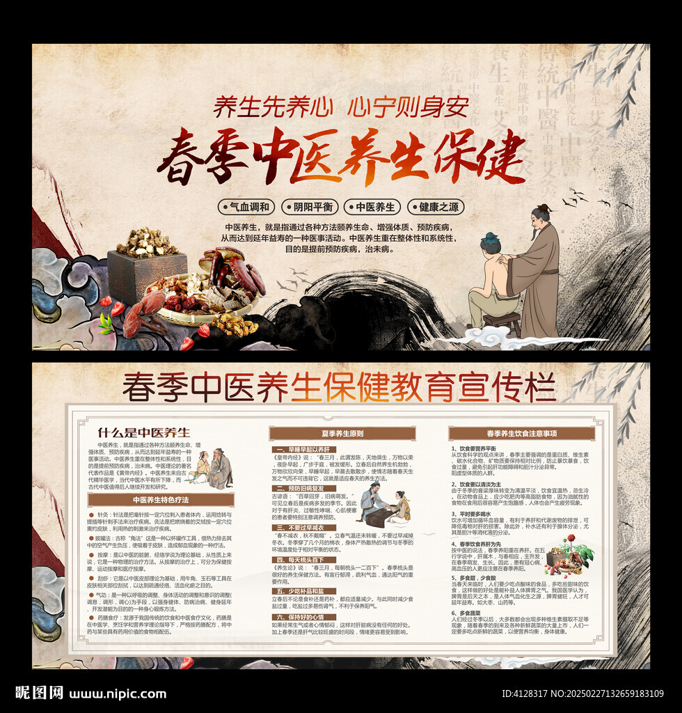 中醫春季健康教育宣傳欄