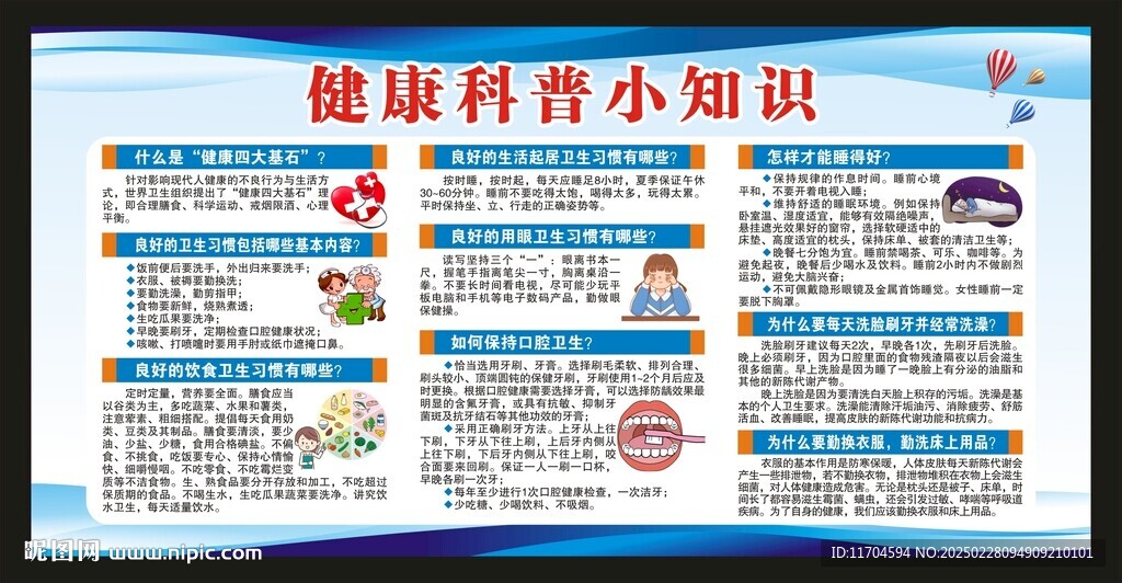 健康科普知識宣傳欄