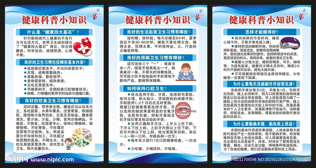 健康科普知識(shí)展板