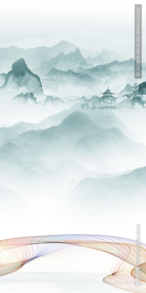 質感 新款中式玄關 tif分層