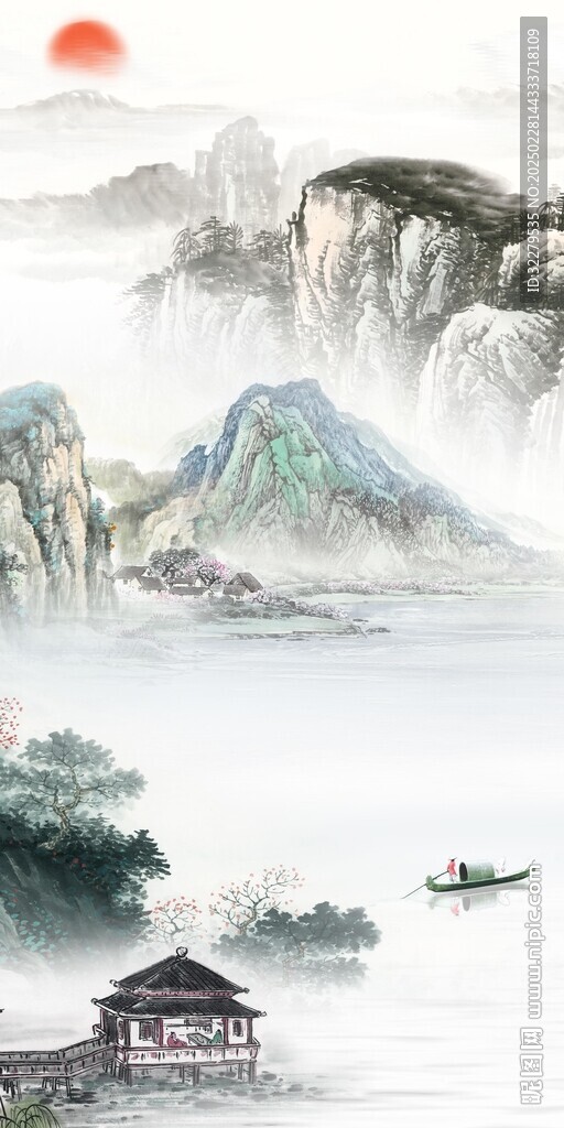 高端 簡奢中式玄關 tif分層