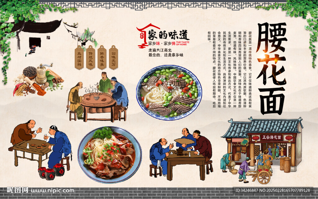 腰花面