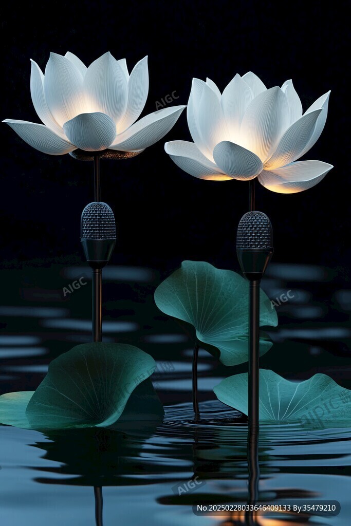 夜幕下的蓮花之謎