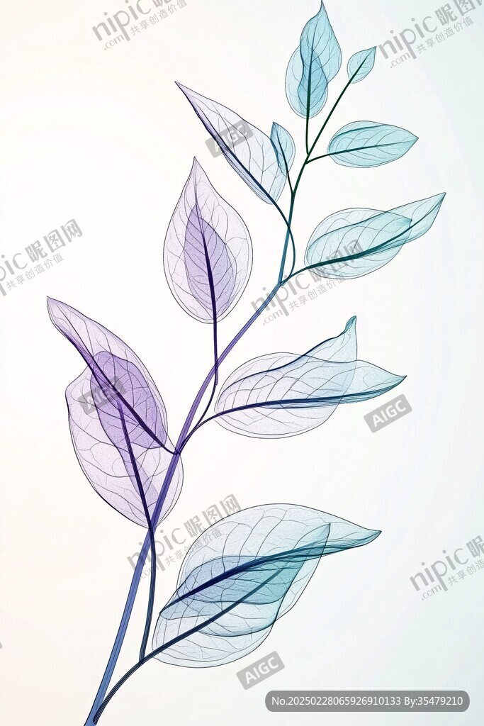 透明葉子藝術