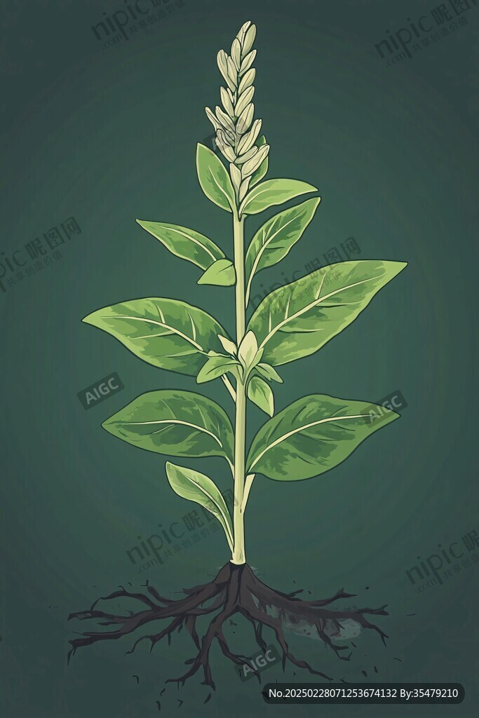 綠色植物插圖