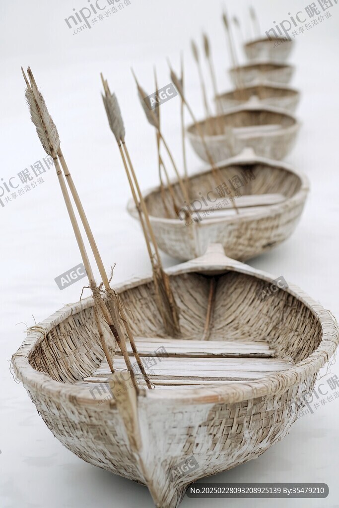 雪地里的傳統(tǒng)手工藝品