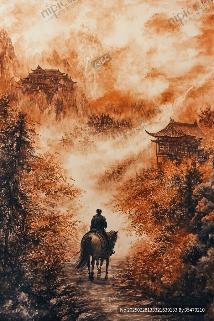 秋日孤影