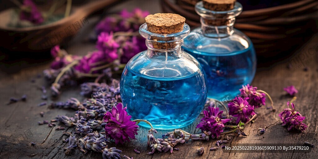 香薰精油與干花
