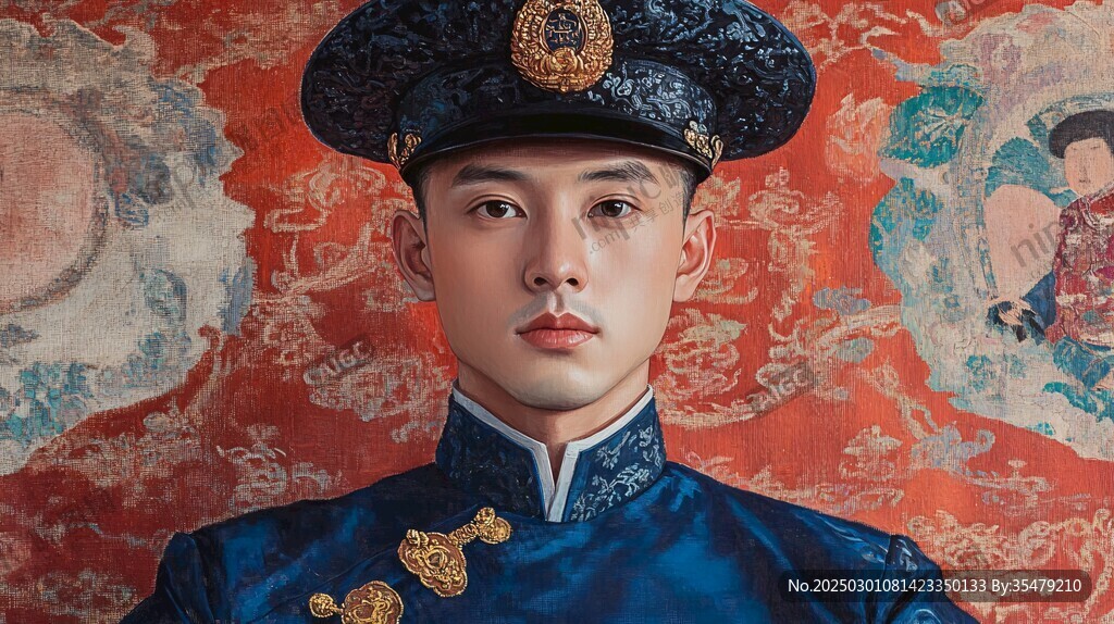 軍官畫像