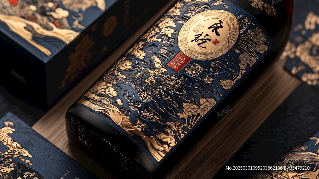 復古酒瓶包裝設計