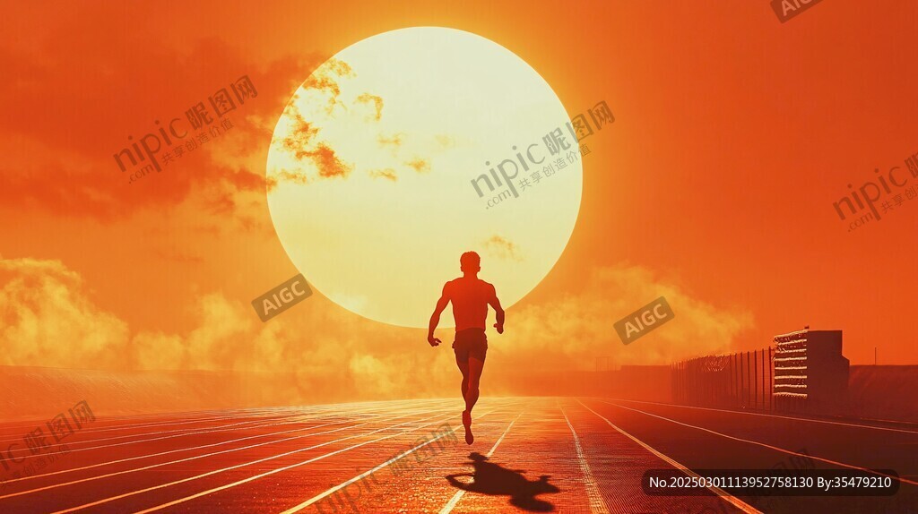 夕陽下的堅持者