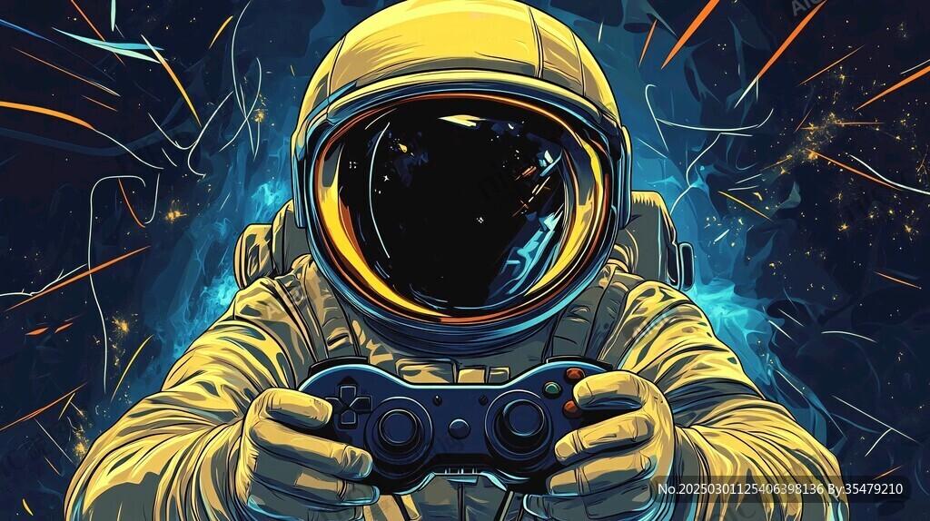 宇宙游戲玩家