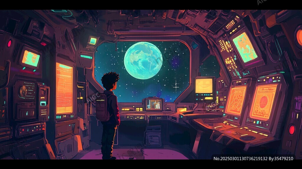 宇宙飛船的視角