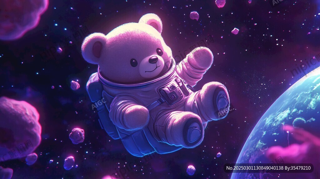 太空中的泰迪熊