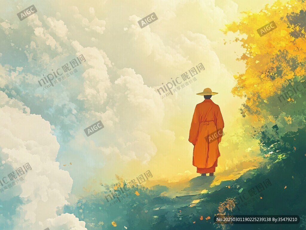 云霧繚繞的山谷之旅
