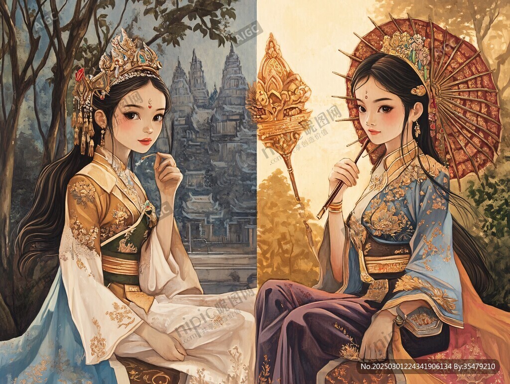 古風人物畫