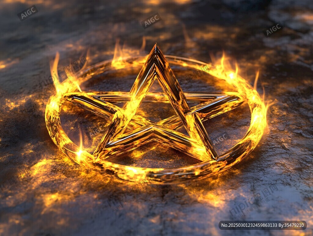 燃燒的五芒星之謎