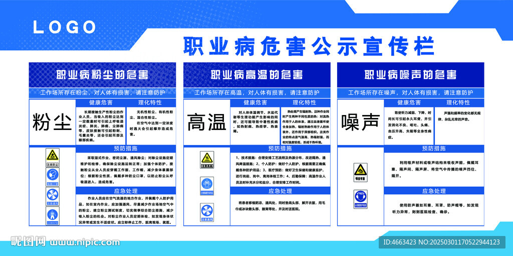 職業(yè)病危害公示宣傳欄