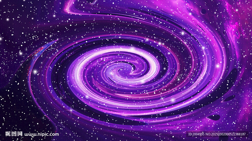 紫色旋渦星空吊頂
