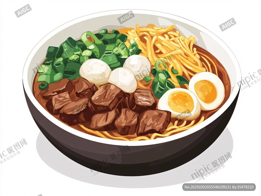 美味拉面 食材豐富