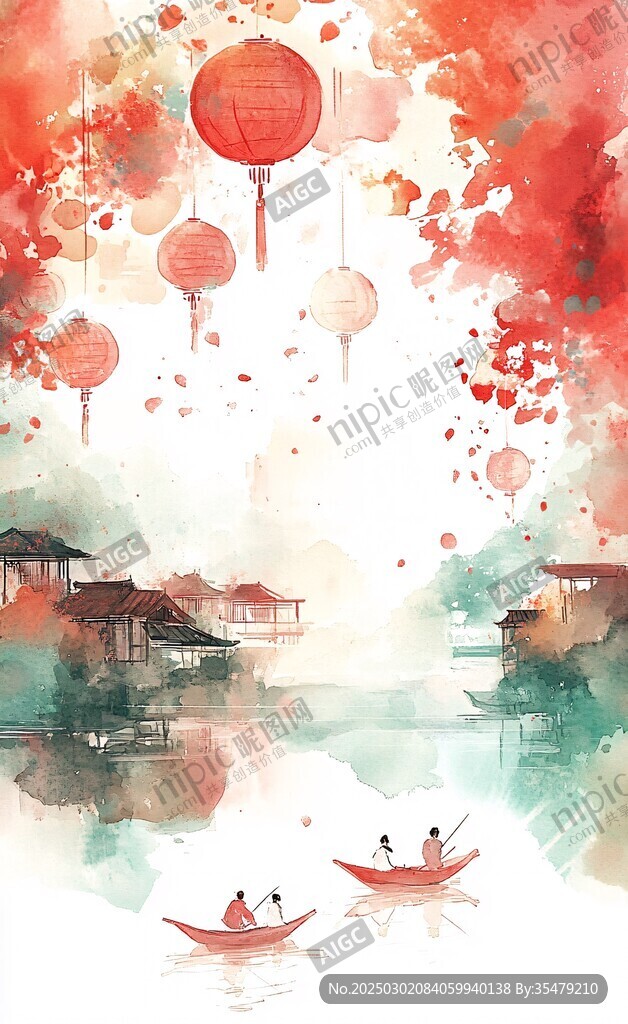 碧波蕩漾 紅燈高掛